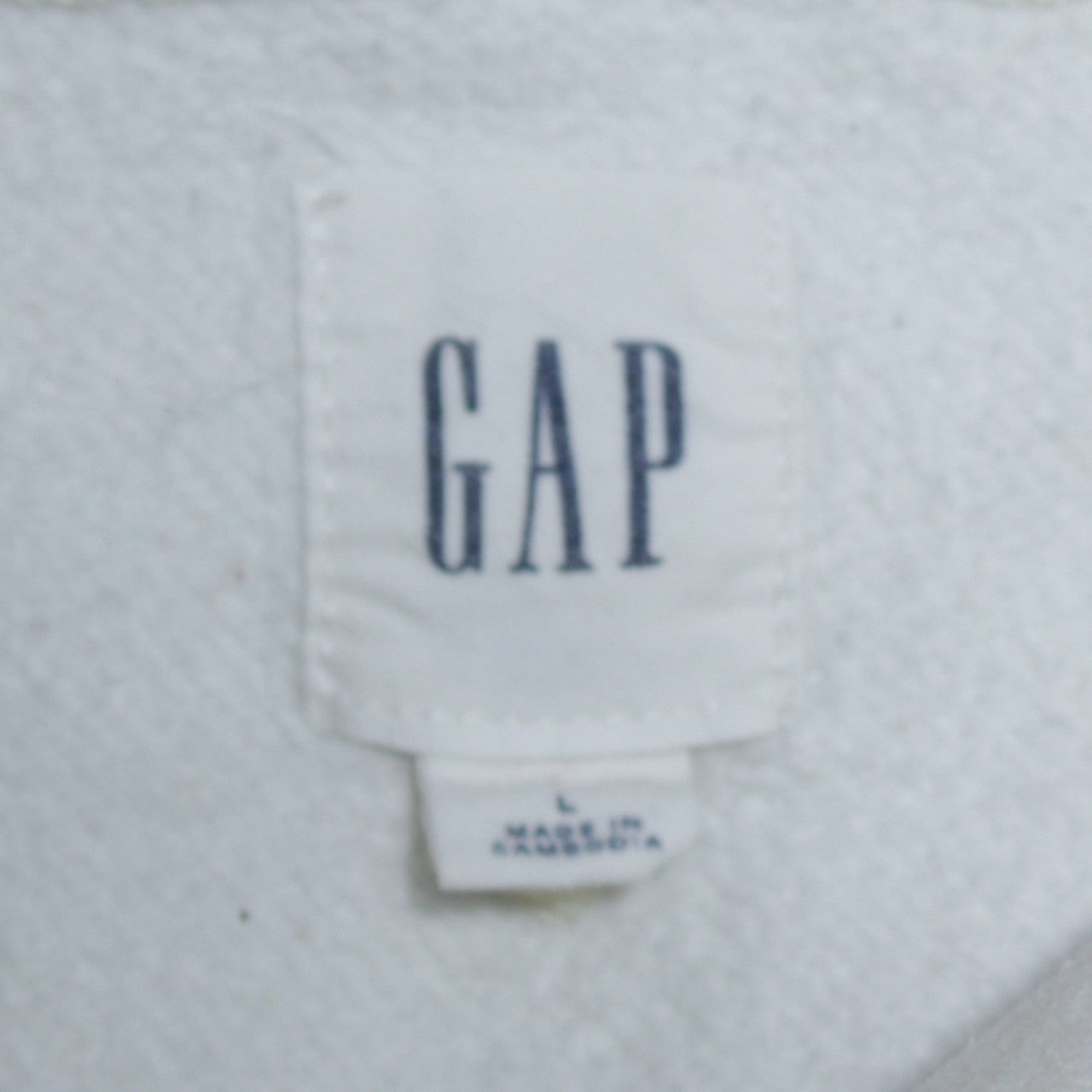 Womens UK Size L Gap White Pullover Hoodie