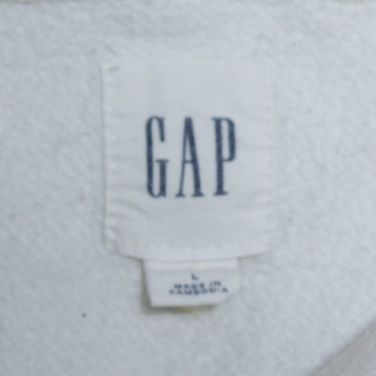 Womens UK Size L Gap White Pullover Hoodie