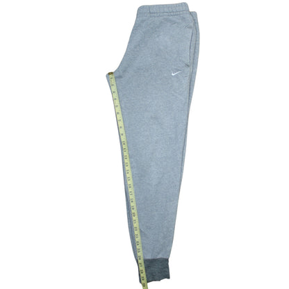 Nike Boys Grey Fleece Jogger Trousers L Elastic Waist Sweatpants