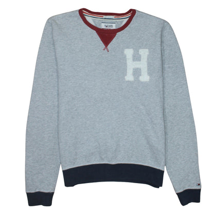 Mens UK Size S Tommy Hilfiger Grey Pullover Sweatshirt