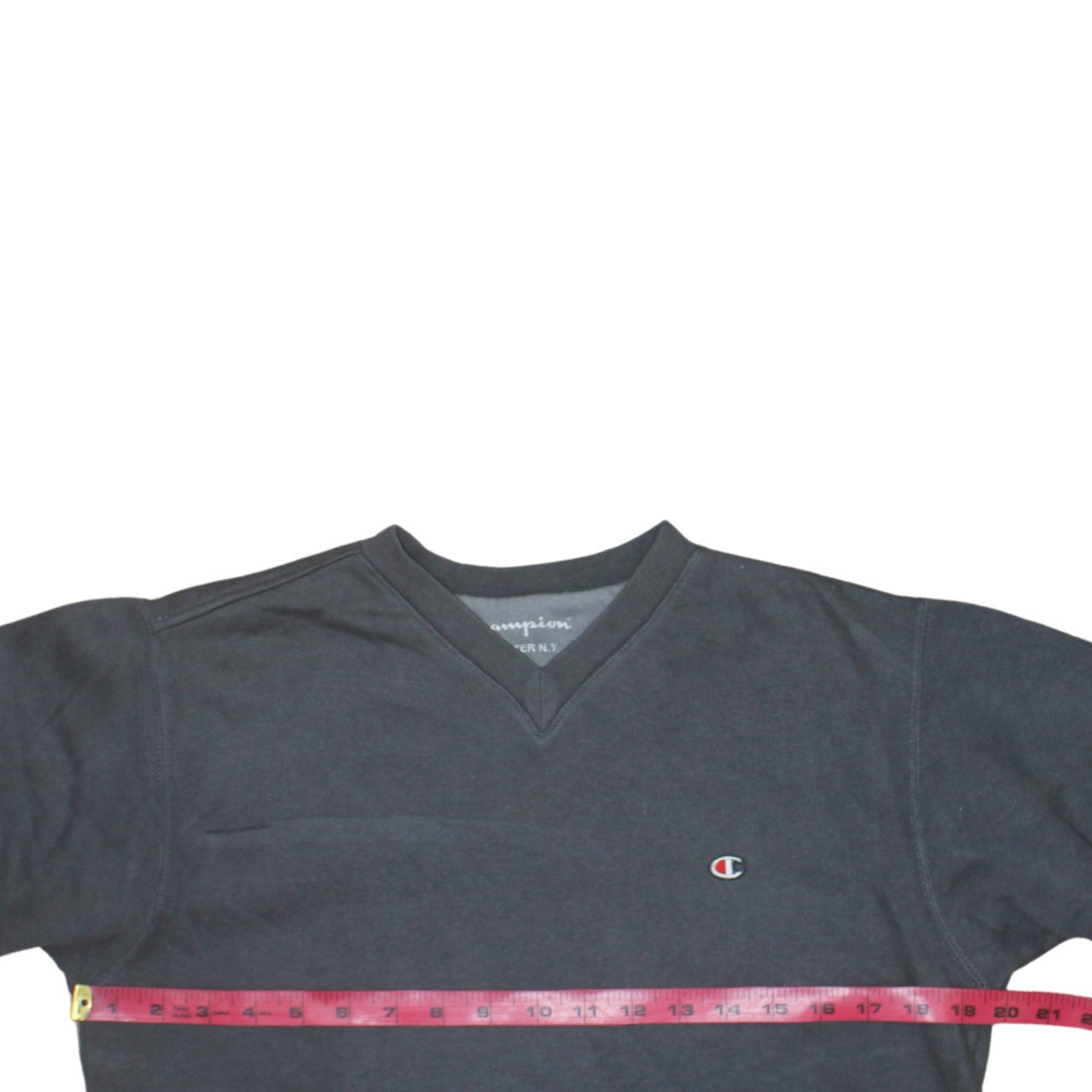 Mens UK Size S Champion Black Pullover Sweatshirt