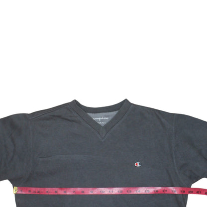 Mens UK Size S Champion Black Pullover Sweatshirt