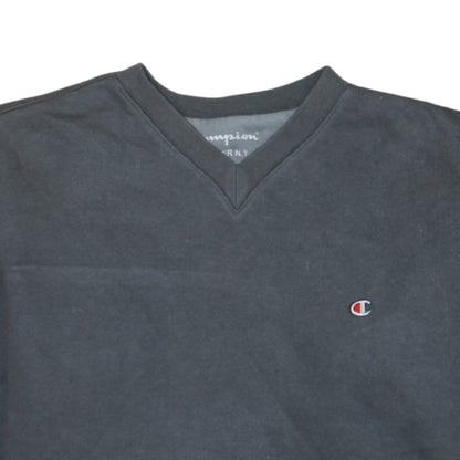 Mens UK Size S Champion Black Pullover Sweatshirt