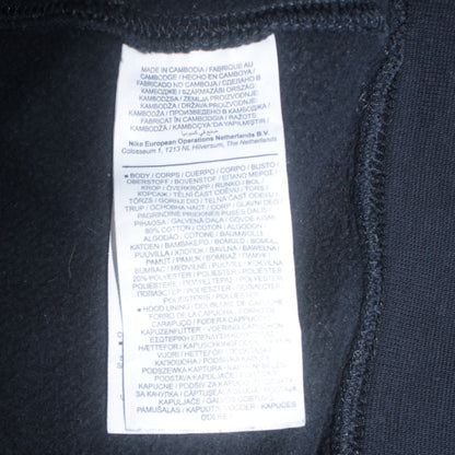 Mens UK Size M Nike Black Pullover Hoodie