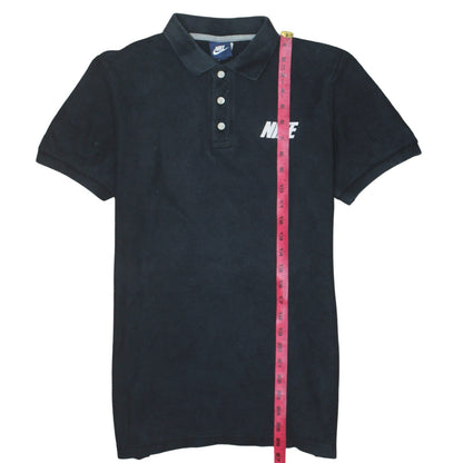 Nike Men's Black Cotton Short Sleeve Polo Shirt Size M