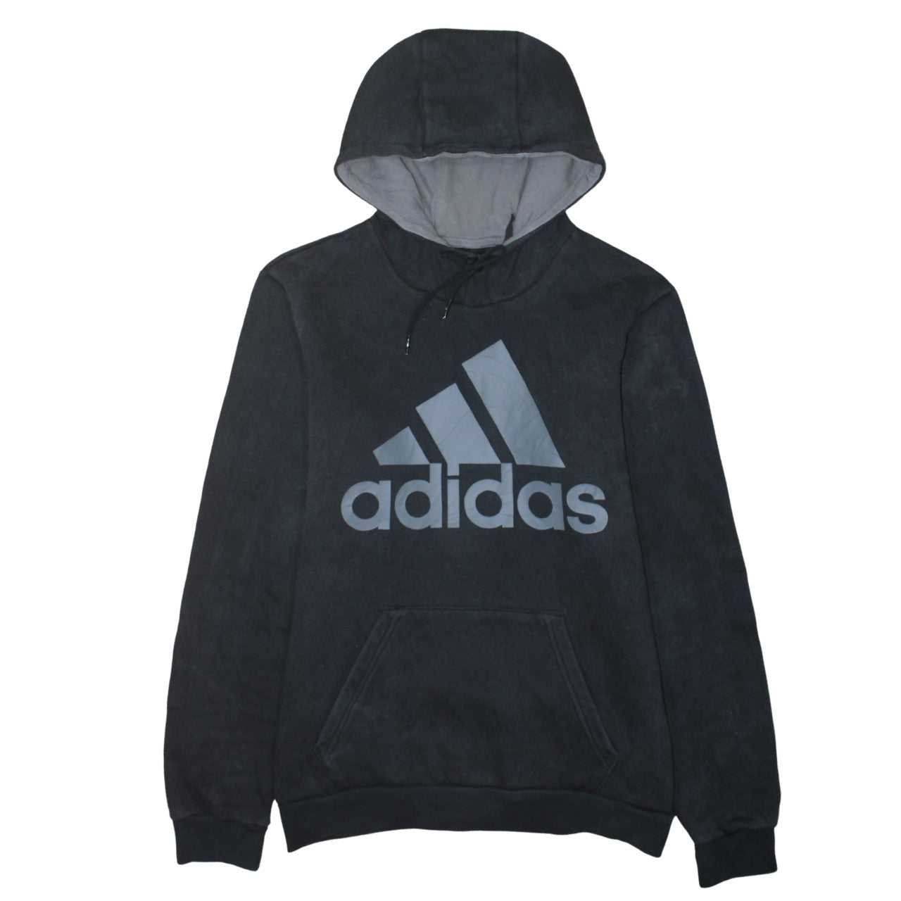 Mens UK Size S adidas Black Pullover Hoodie