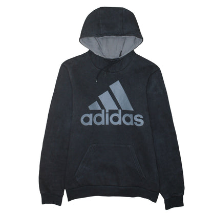 Mens UK Size S adidas Black Pullover Hoodie