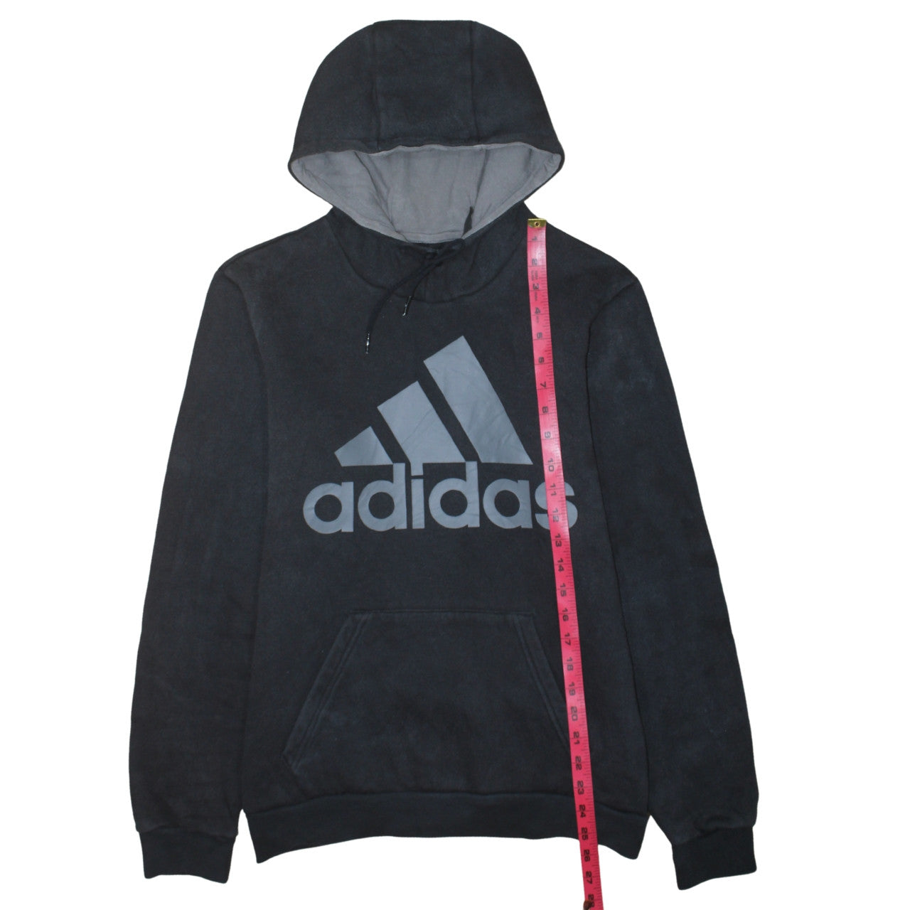 Mens UK Size S adidas Black Pullover Hoodie