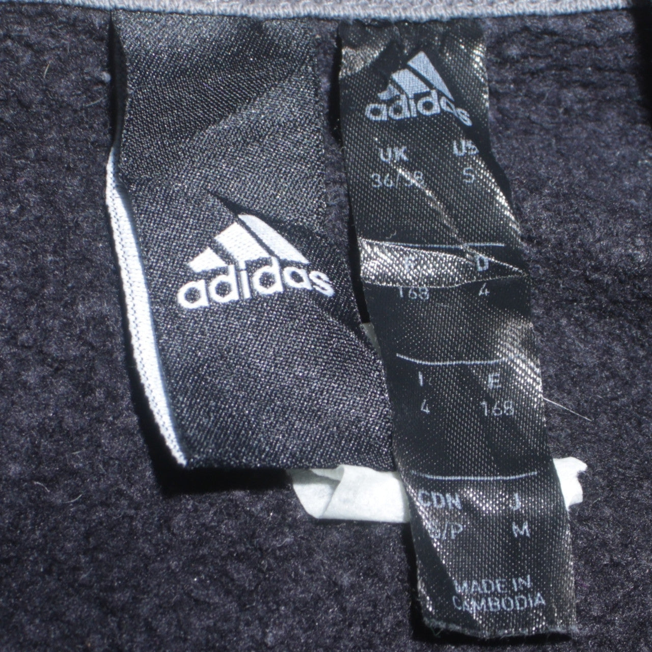 Mens UK Size S adidas Black Pullover Hoodie
