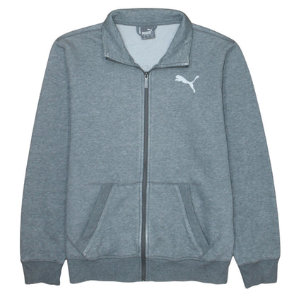 Mens UK Size S PUMA Grey Full Zip Sweatshirt
