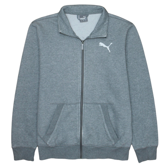 Mens UK Size S PUMA Grey Full Zip Sweatshirt