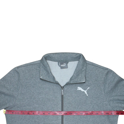 Mens UK Size S PUMA Grey Full Zip Sweatshirt