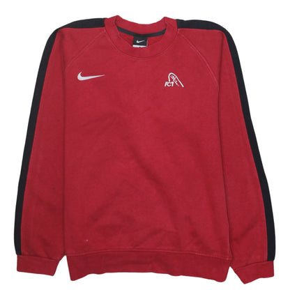 Mens UK Size S Nike Red Pullover Sweatshirt