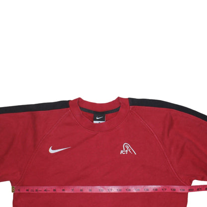 Mens UK Size S Nike Red Pullover Sweatshirt