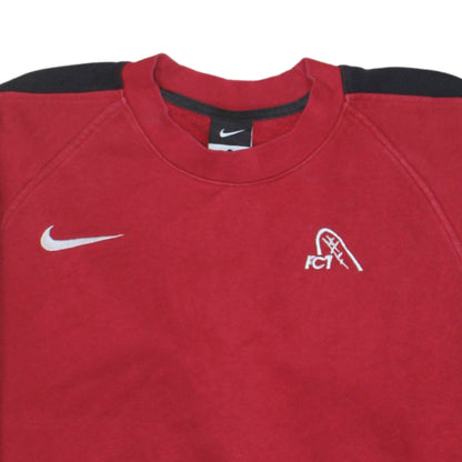 Mens UK Size S Nike Red Pullover Sweatshirt