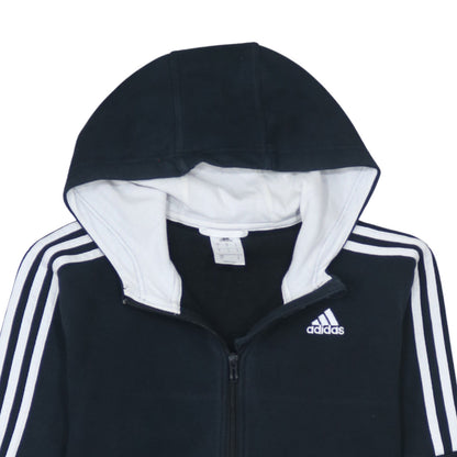 Mens UK Size S adidas Black Full Zip Hoodie