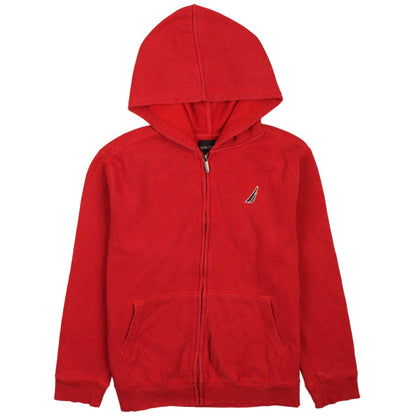 Teens UK Size 14/16 Nautica Red Full Zip Hoodie