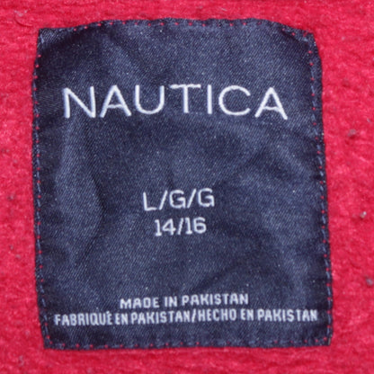 Teens UK Size 14/16 Nautica Red Full Zip Hoodie