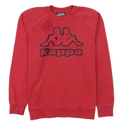 Mens UK Size M Kappa Red Pullover Sweatshirt