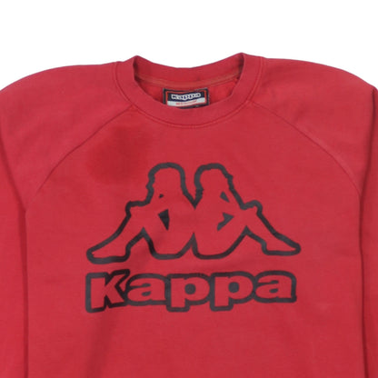 Mens UK Size M Kappa Red Pullover Sweatshirt
