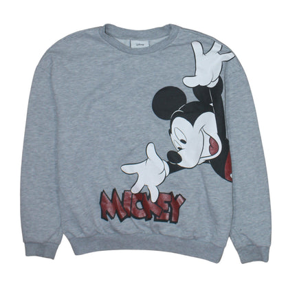 Womens UK Size S Disney Grey Pullover Sweatshirt