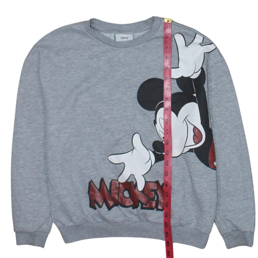 Womens UK Size S Disney Grey Pullover Sweatshirt