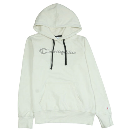 Womens UK Size M Champion Beige Pullover Hoodie