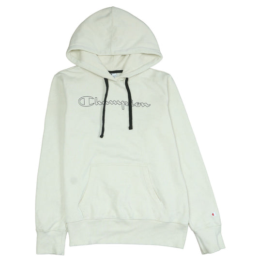Womens UK Size M Champion Beige Pullover Hoodie