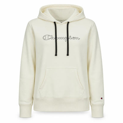 Womens UK Size M Champion Beige Pullover Hoodie