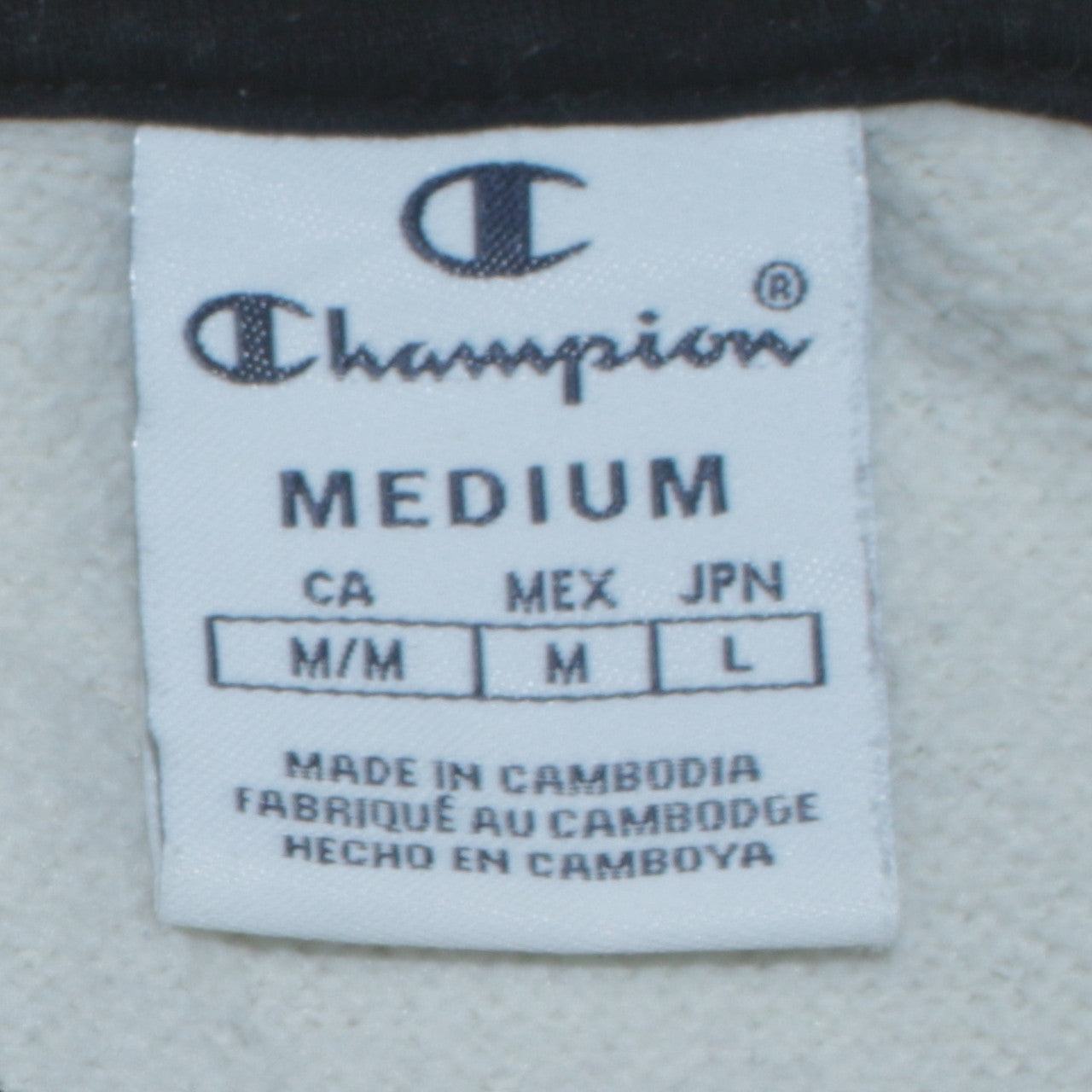 Womens UK Size M Champion Beige Pullover Hoodie