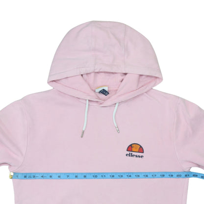 Womens UK Size L ellesse Pink Pullover Hoodie