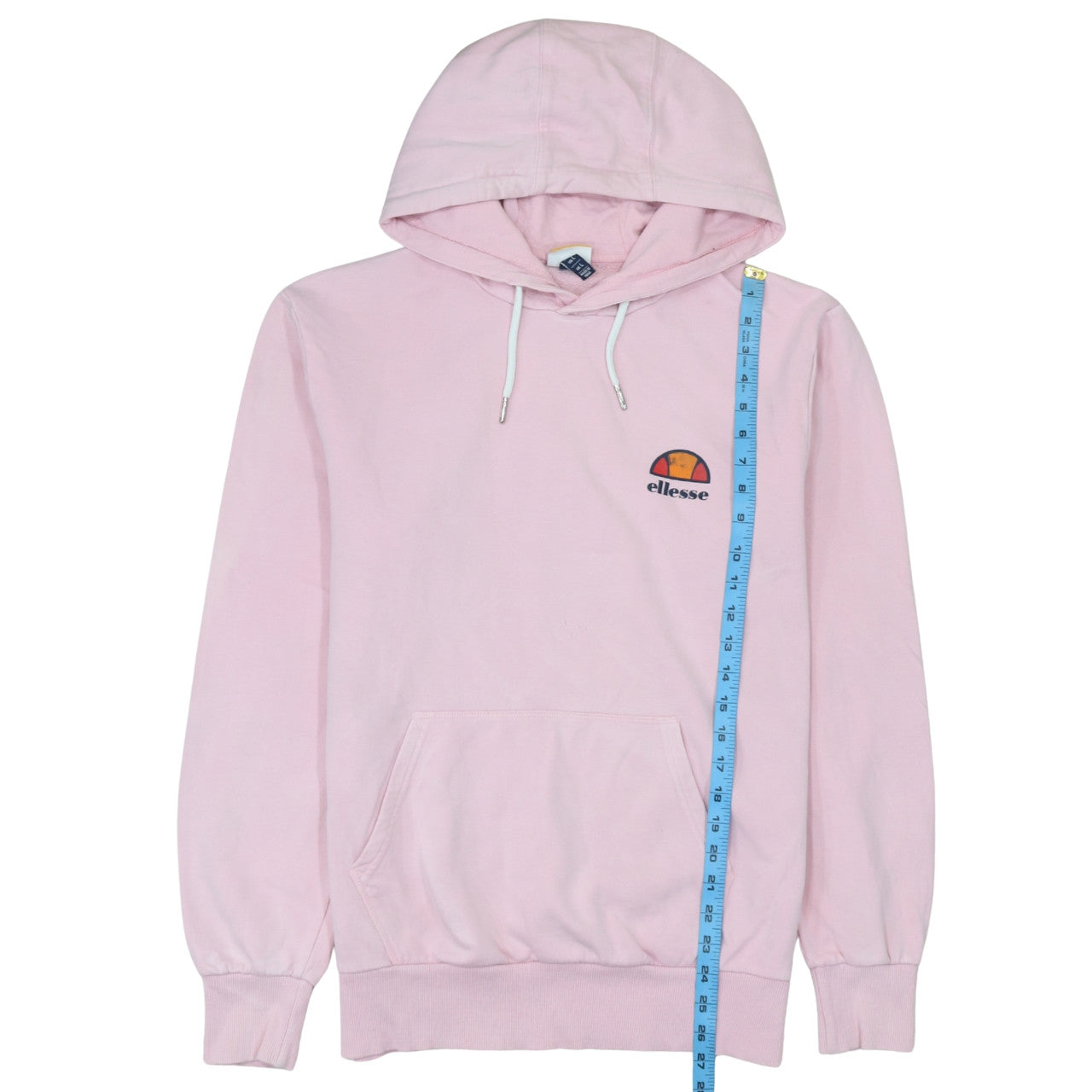 Womens UK Size L ellesse Pink Pullover Hoodie