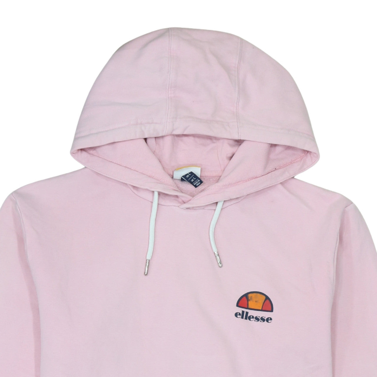 Womens UK Size L ellesse Pink Pullover Hoodie