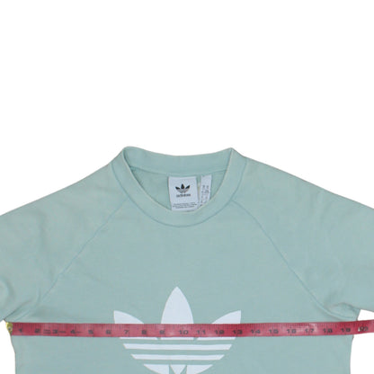 Mens UK Size XS adidas Green Pullover Sweatshirt