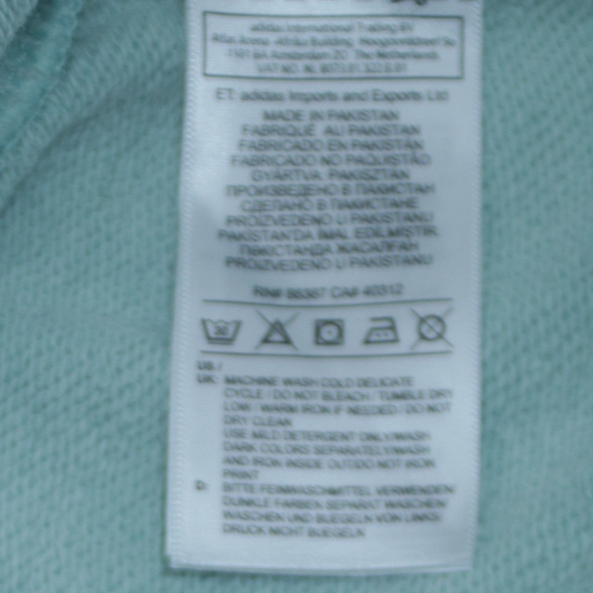 Mens UK Size XS adidas Green Pullover Sweatshirt