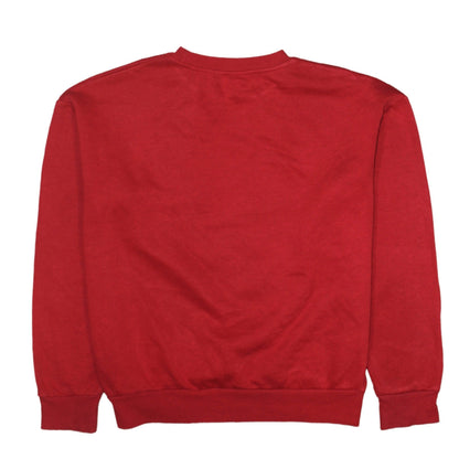 Womens UK Size 10 Disney Red Pullover Sweatshirt
