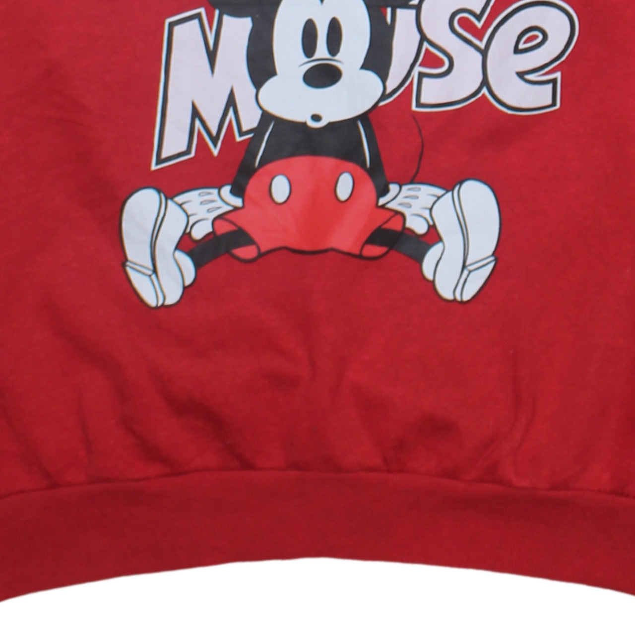 Womens UK Size 10 Disney Red Pullover Sweatshirt