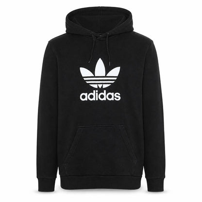 Mens UK Size M adidas Black Pullover Hoodie