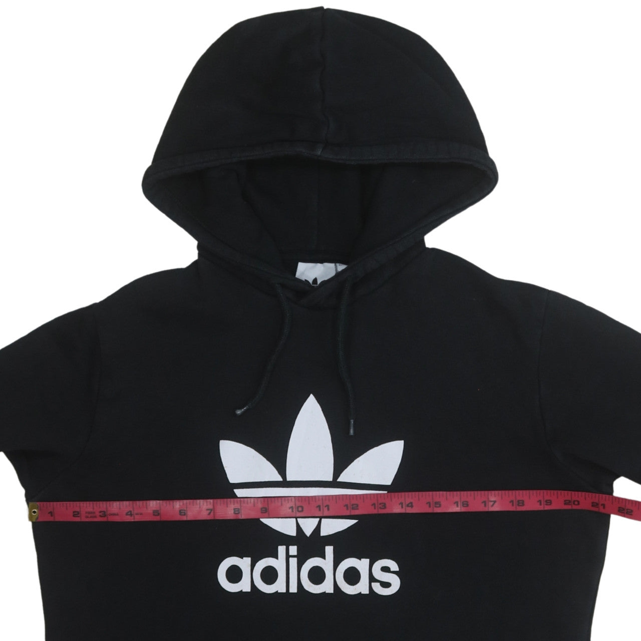 Mens UK Size M adidas Black Pullover Hoodie