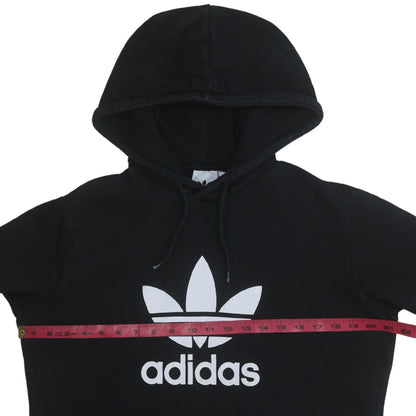 Mens UK Size M adidas Black Pullover Hoodie
