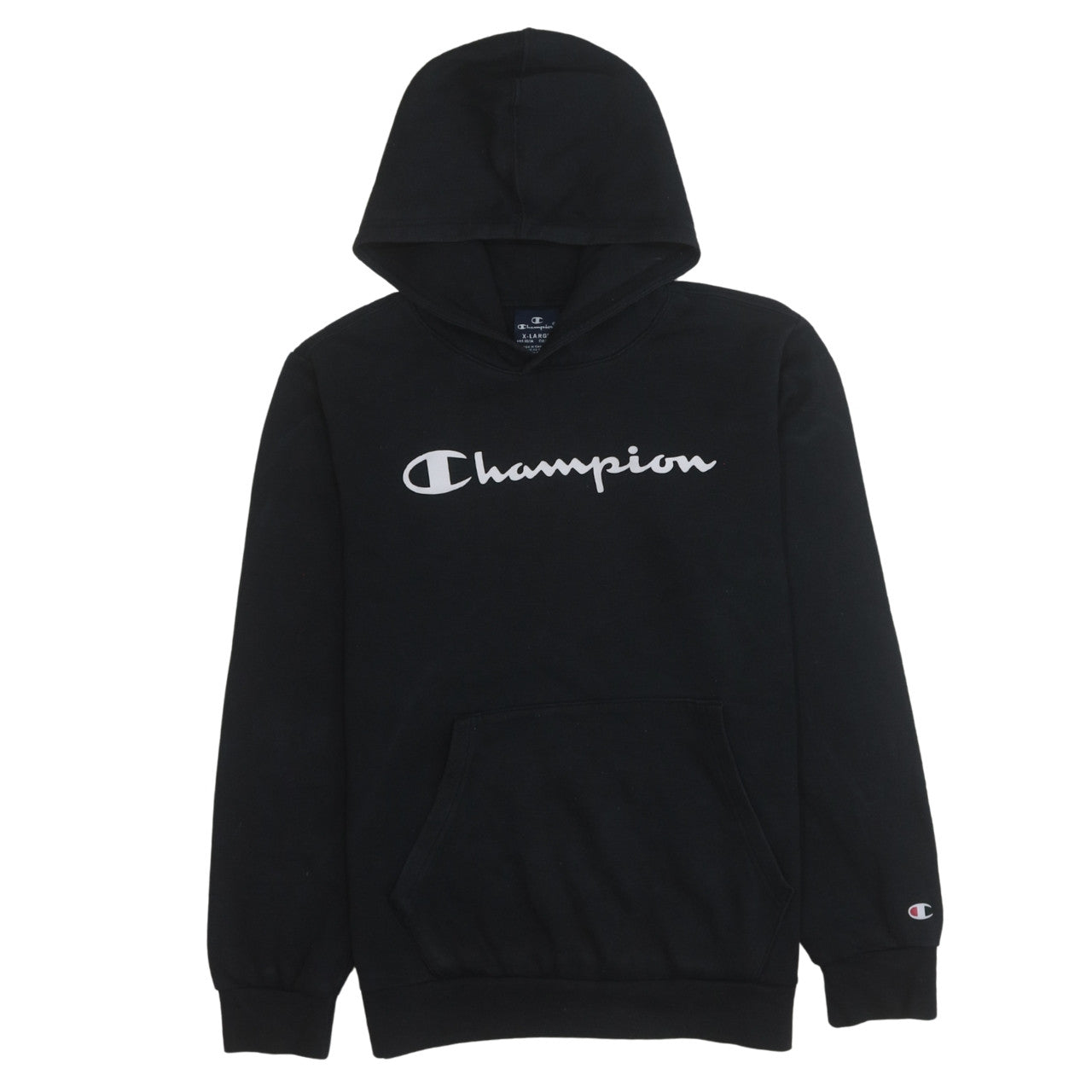 Boys UK Size 13-14 Years Champion Black Pullover Hoodie