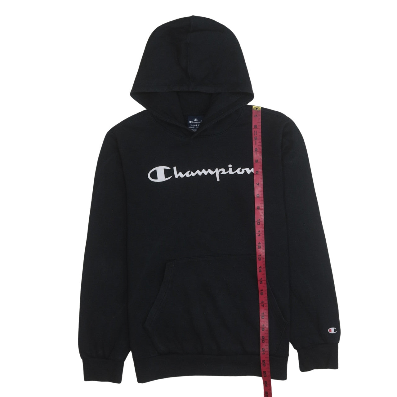 Boys UK Size 13-14 Years Champion Black Pullover Hoodie