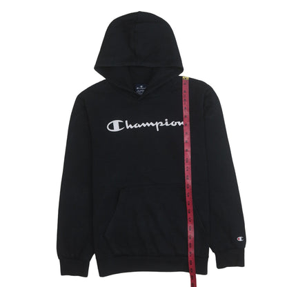Boys UK Size 13-14 Years Champion Black Pullover Hoodie