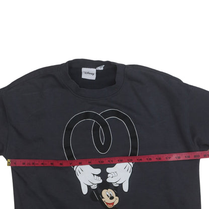 Womens UK Size S Disney Black Pullover Sweatshirt