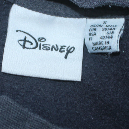 Womens UK Size S Disney Black Pullover Sweatshirt
