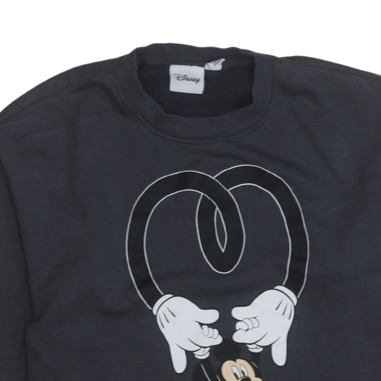 Womens UK Size S Disney Black Pullover Sweatshirt