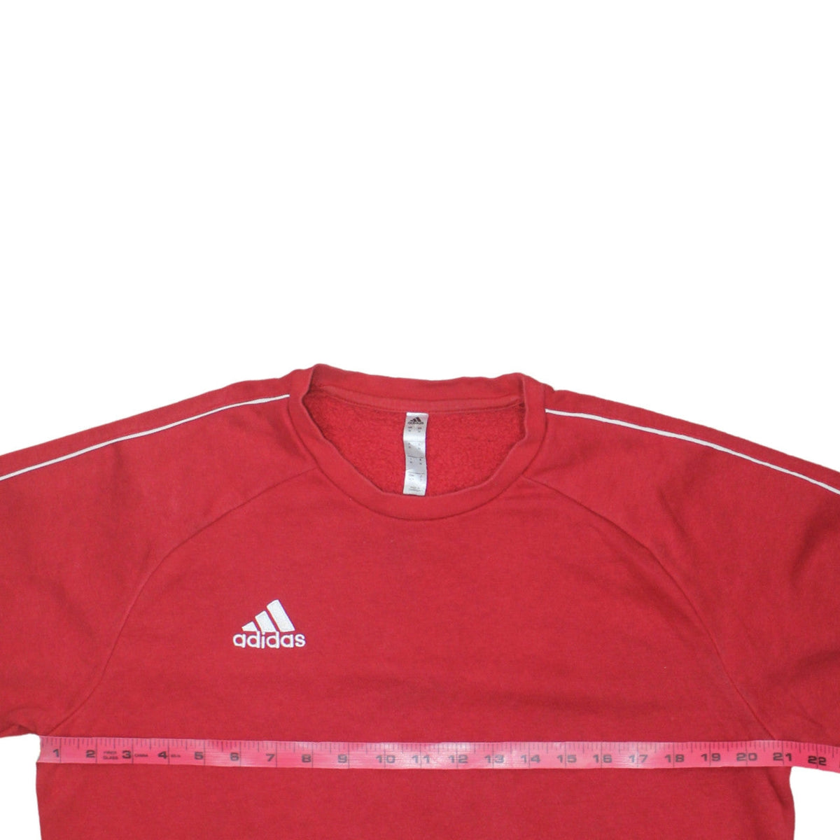 Mens UK Size M adidas Red Pullover Sweatshirt