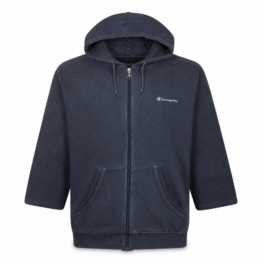 Mens UK Size XL Champion Blue Full Zip Hoodie