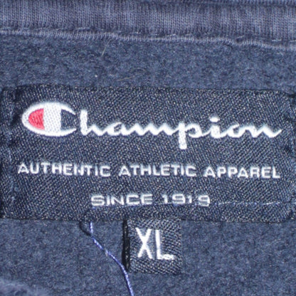 Mens UK Size XL Champion Blue Full Zip Hoodie