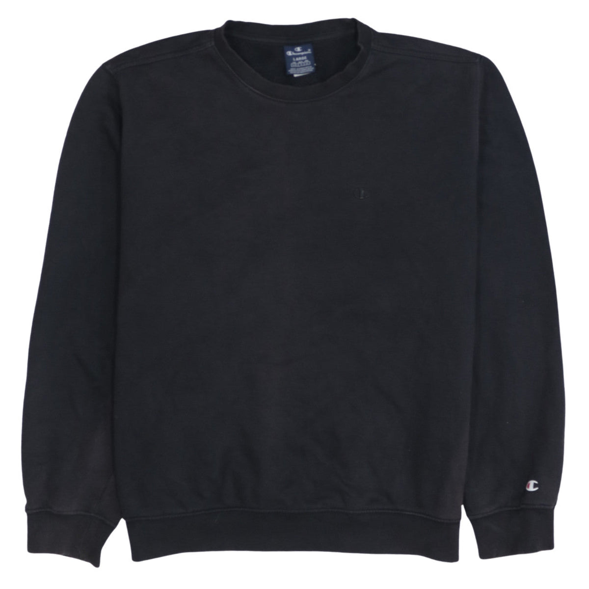 Mens UK Size L Champion Black Pullover Sweatshirt